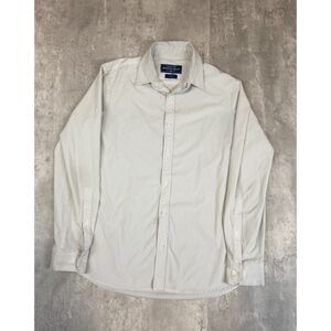 Mizzen+Main Button Up Shirt Men's Large Trim Fit Performance Stretch